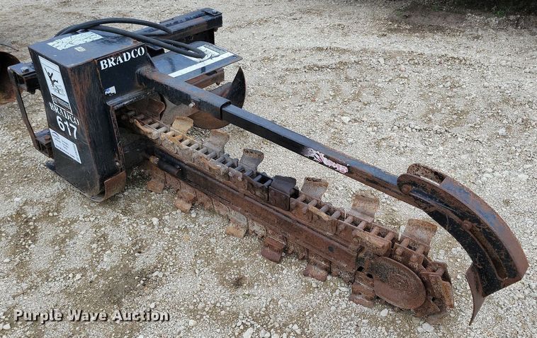 image for item DN3993 skid steer trencher