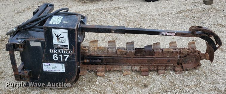 image for item DN3993 skid steer trencher