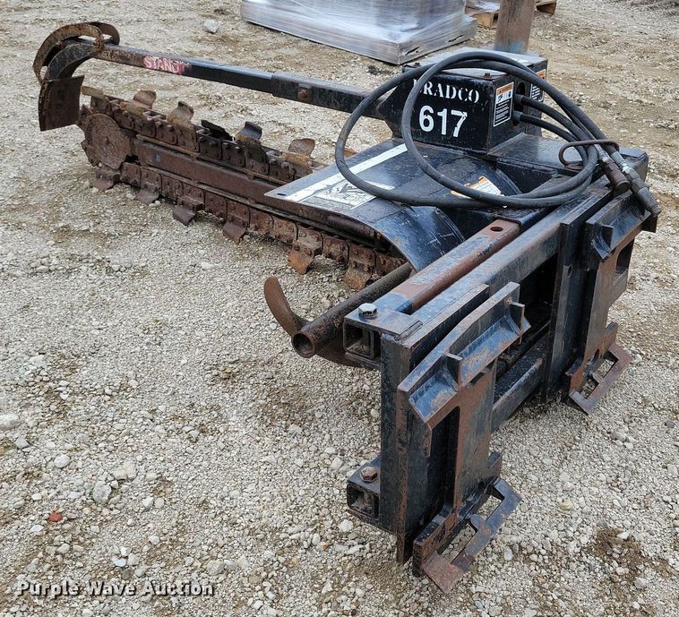 image for item DN3993 skid steer trencher
