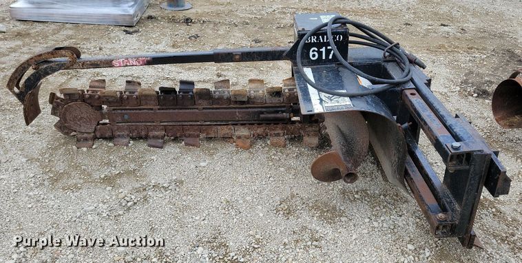 image for item DN3993 skid steer trencher