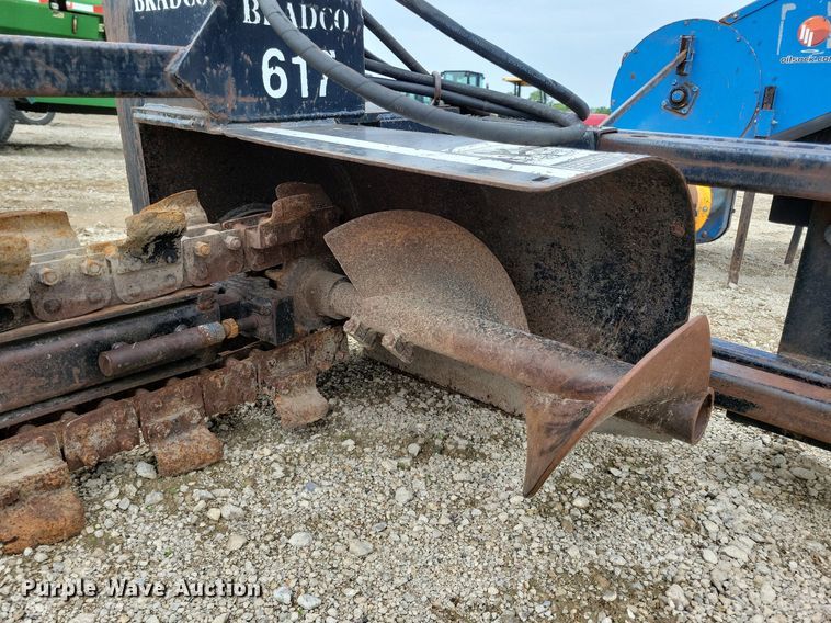 image for item DN3993 skid steer trencher