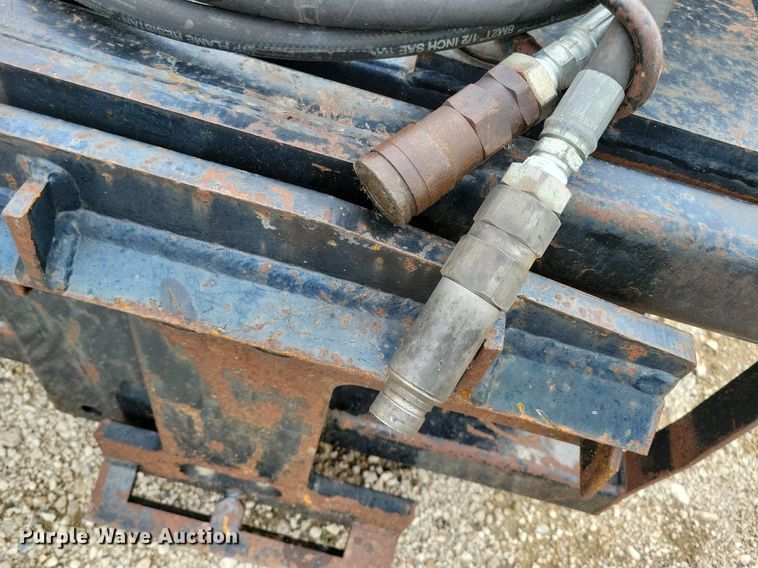 image for item DN3993 skid steer trencher