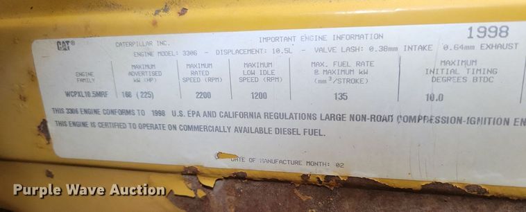 image for item DN3996 1998 Caterpillar D6R  dozer