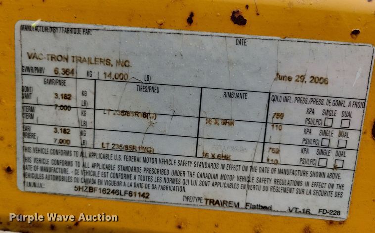 image for item DN3997 2006 Vac-Tron  vacuum excavator