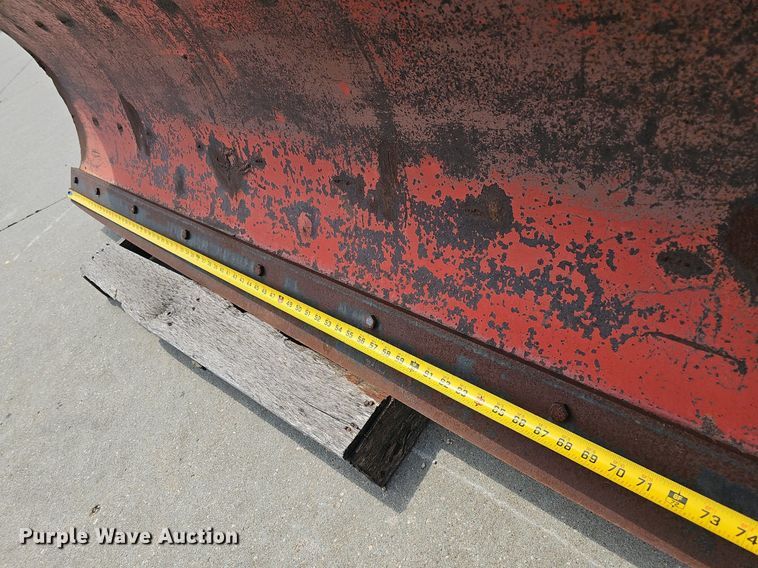 image for item DO2749 78" W skid steer snow pusher