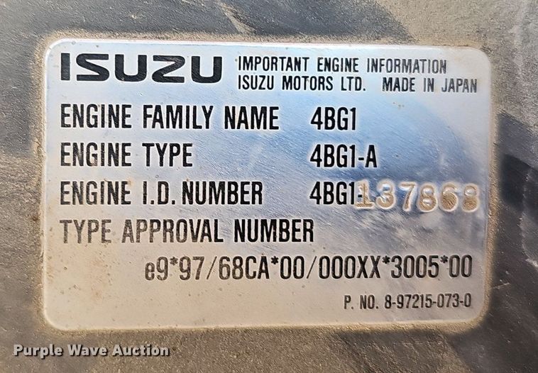 image for item DO2753 1999 Aichi SR182  boom lift