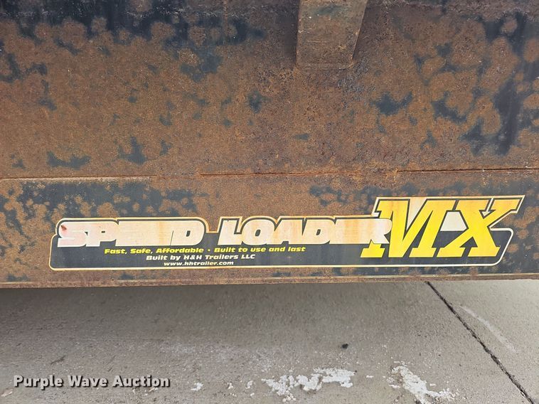 image for item DO2756 2016 H&H Trailers Speed Loader MX  equipment trailer