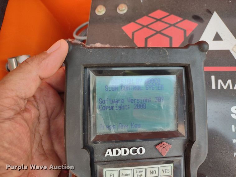 image for item DO5046 2012 Addco  message board trailer