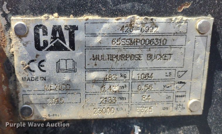 image for item DO5048 Caterpillar  4-in-1 skid steer bucket