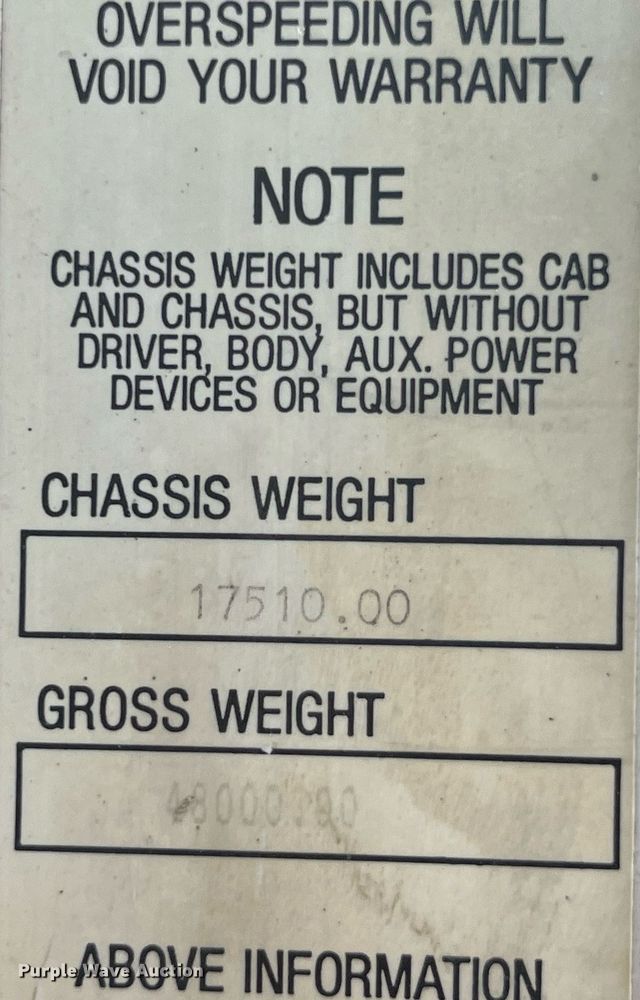 image for item DP0501 1996 Kenworth T800B  dump truck