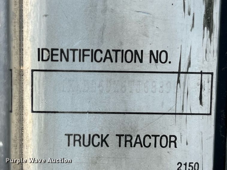 image for item DP0501 1996 Kenworth T800B  dump truck