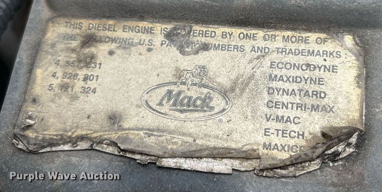 image for item DP0508 2005 Mack CV713  dump truck