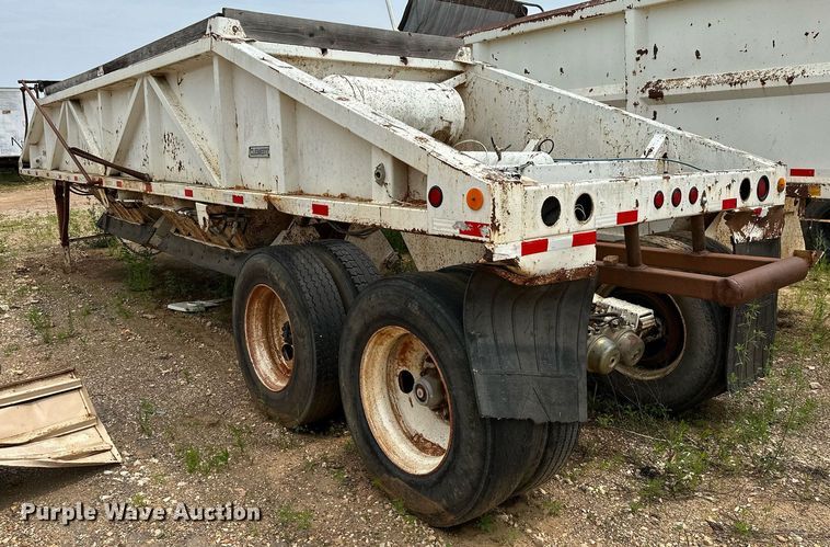 image for item DP3163 1998 Clement 3520BH  bottom dump trailer