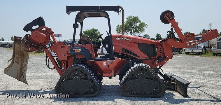 image for item DP5171 2012 Ditch Witch RT120 Quad  vibratory cable plow