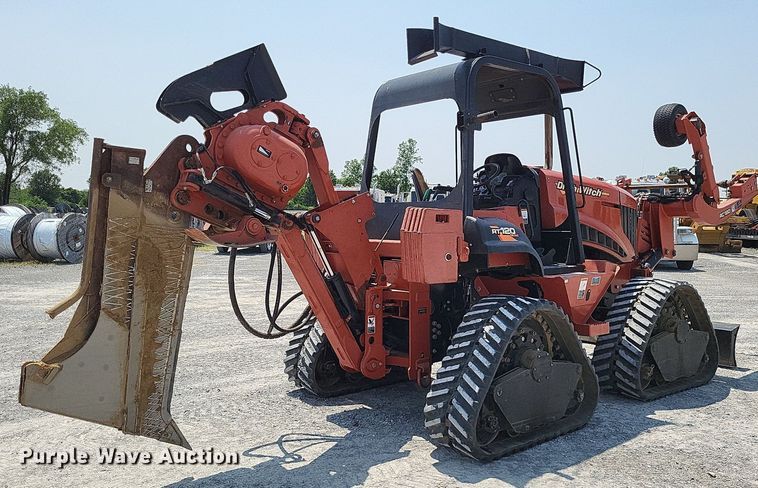 image for item DP5171 2012 Ditch Witch RT120 Quad  vibratory cable plow