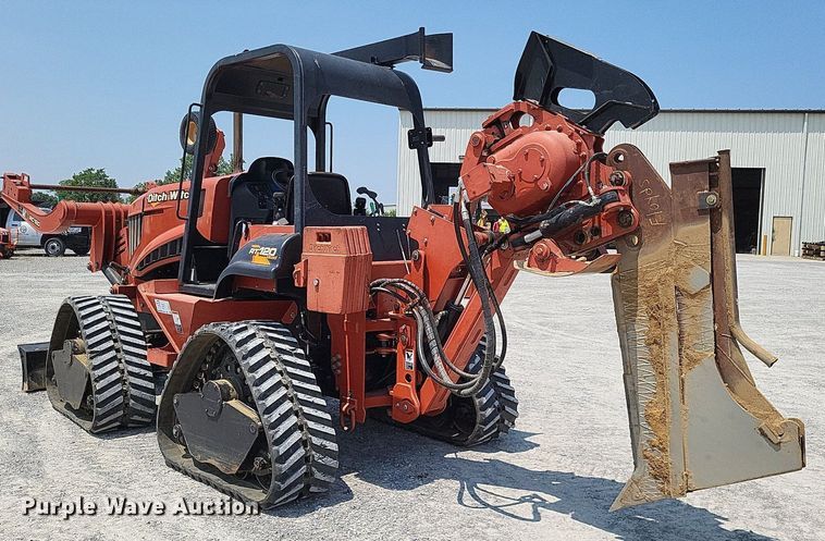 image for item DP5171 2012 Ditch Witch RT120 Quad  vibratory cable plow