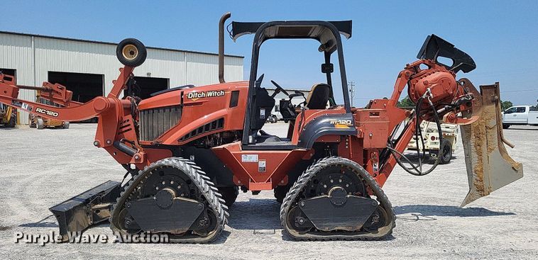 image for item DP5171 2012 Ditch Witch RT120 Quad  vibratory cable plow