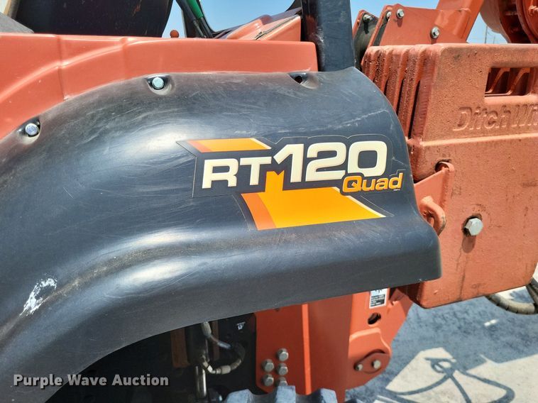 image for item DP5171 2012 Ditch Witch RT120 Quad  vibratory cable plow