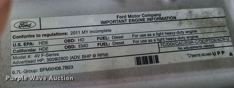 image for item DP5173 2011 Ford F550 Super Duty  bucket truck