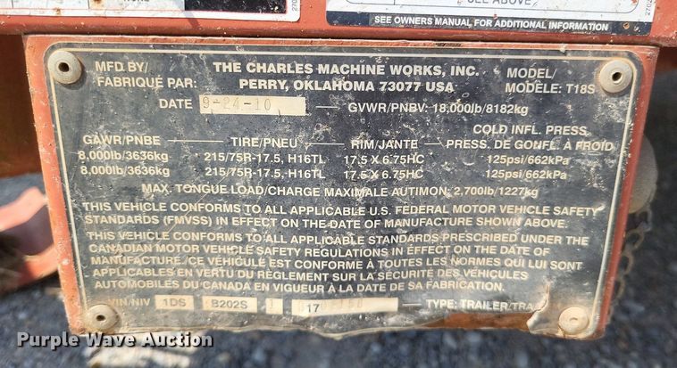 image for item DP5175 2011 Ditch Witch FX30  vacuum excavator