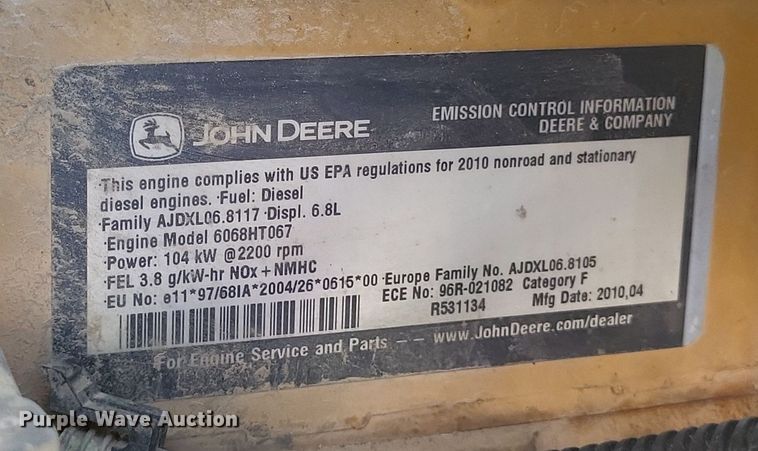 image for item DP5177 2010 John Deere 710J  backhoe