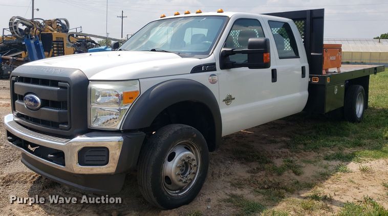 image for item DP7942 2016 Ford F450 Super Duty  Crew Cab flatbed truck