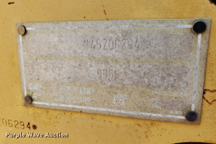 image for item DP8012 1991 Caterpillar 936E  wheel loader