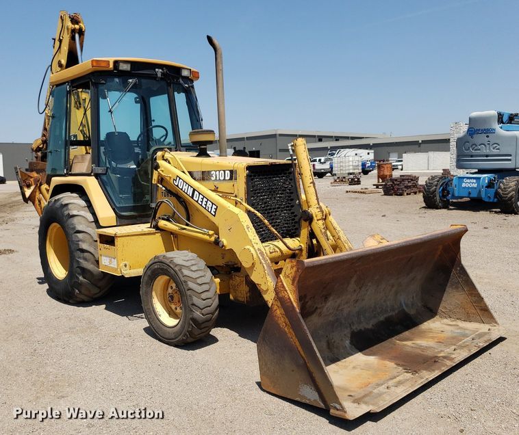 image for item DP8013 1996 John Deere 310D  backhoe