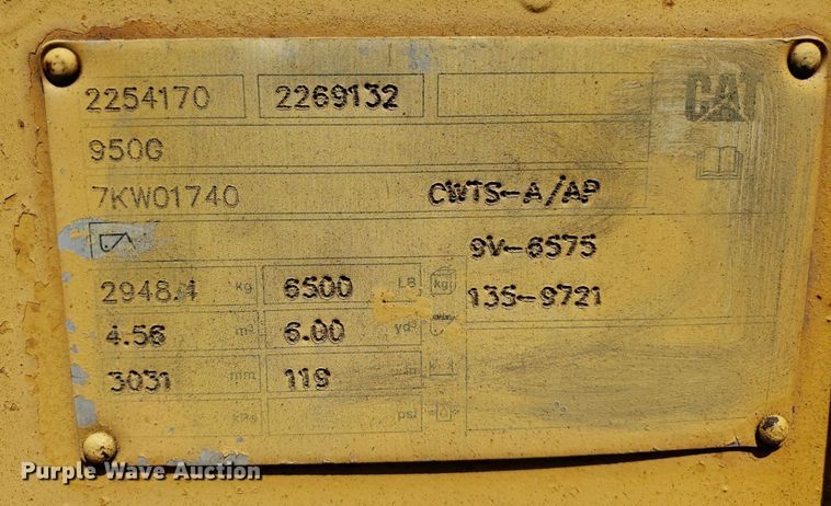 image for item DP8019 Caterpillar grapple bucket