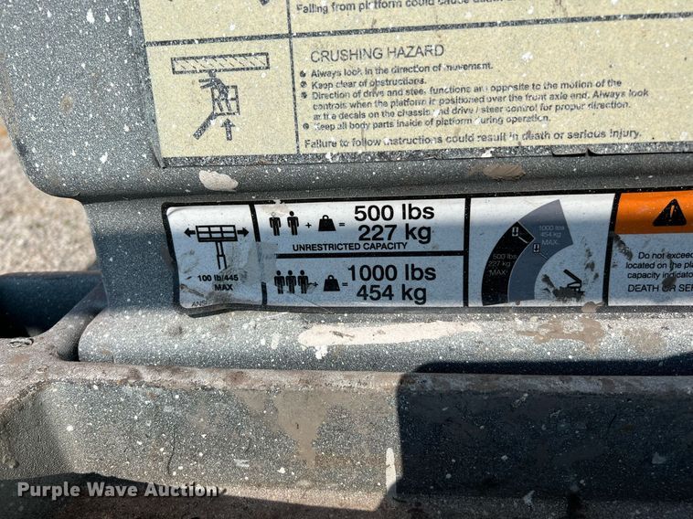 image for item DQ2072 2014 JLG 600AJ  boom lift