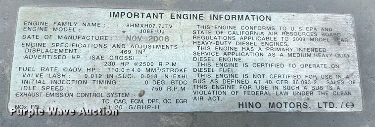 image for item DQ2078 2010 Elgin Eagle  street sweeper truck