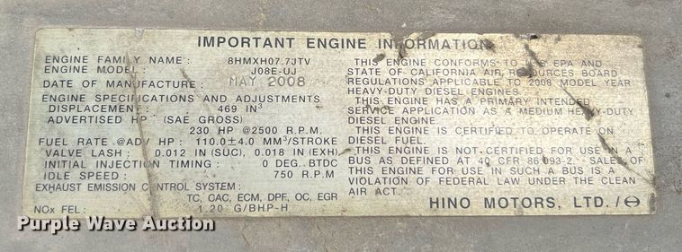 image for item DQ2079 2009 Elgin Eagle  street sweeper truck