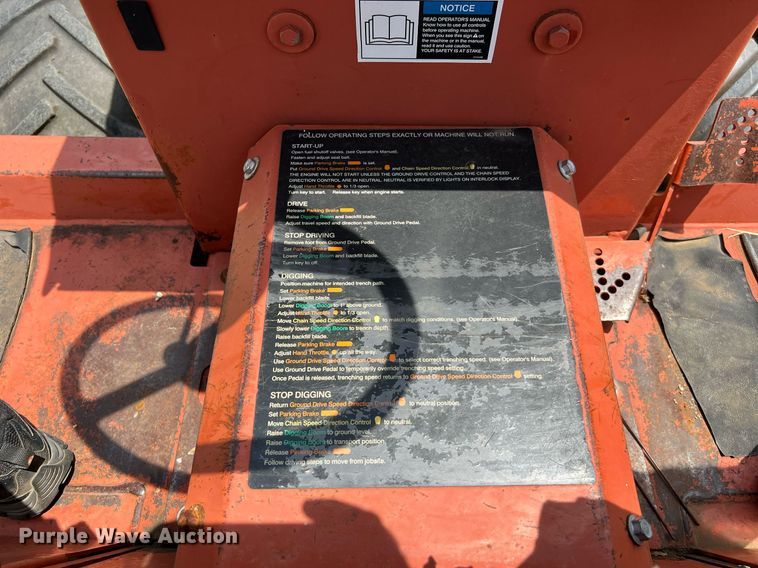 image for item DQ2088 Ditch Witch 3700  trencher