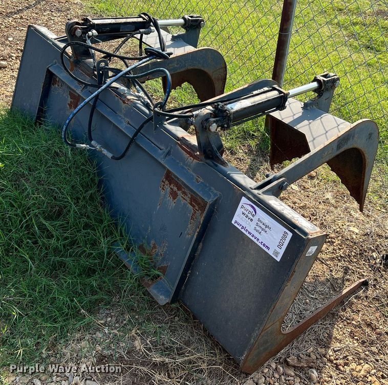image for item DQ2089 6' W skid steer grapple bucket