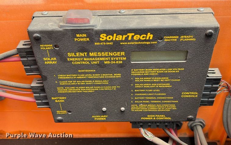 image for item DQ2090 2010 Solartech Silent Messenger  message board trailer