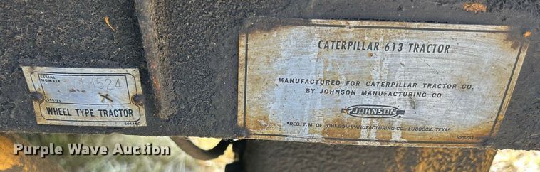 image for item DR4690 1970 Caterpillar 613  elevating scraper