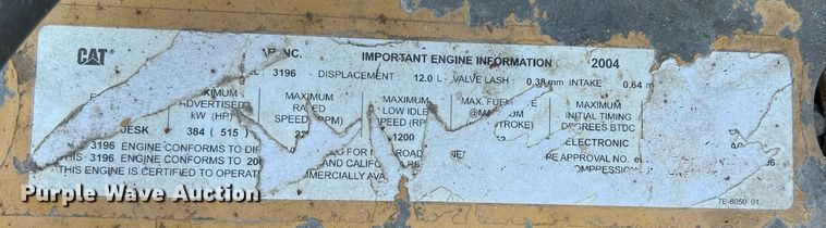 image for item DR5753 2002 Caterpillar 730  haul truck