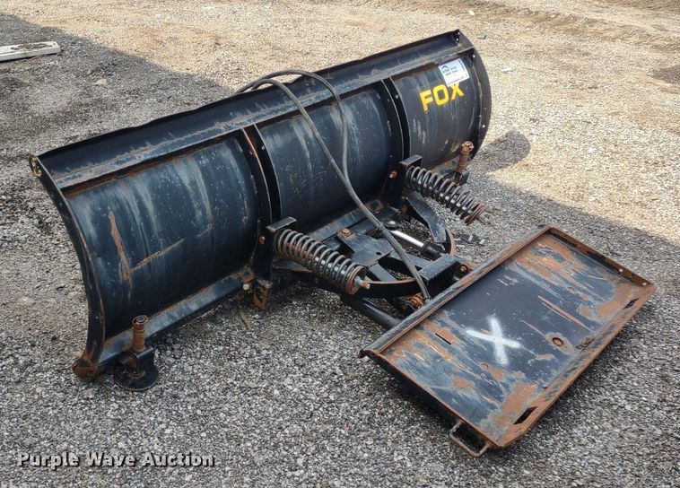 image for item DS6435 Black Fox  7' 6" W skid steer snow plow