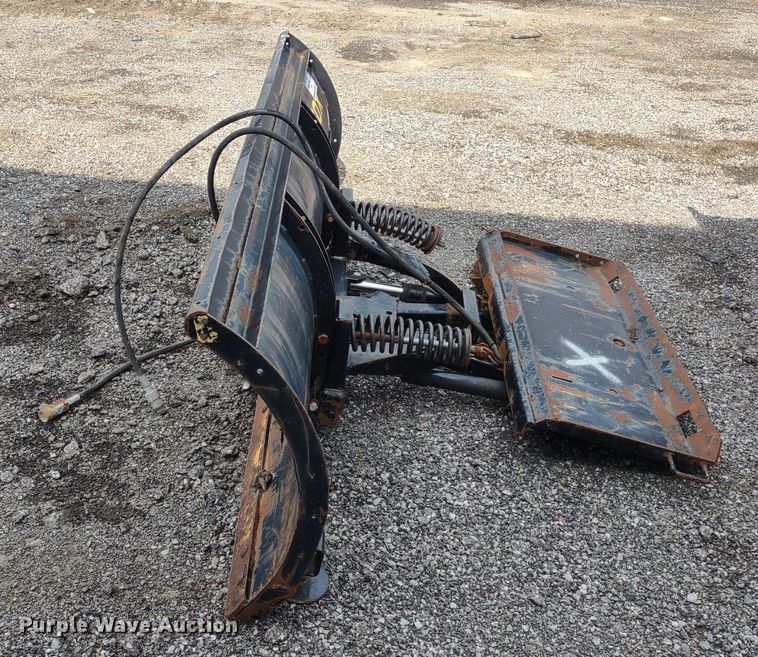image for item DS6435 Black Fox  7' 6" W skid steer snow plow