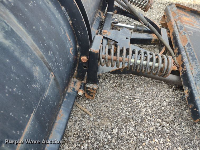 image for item DS6435 Black Fox  7' 6" W skid steer snow plow