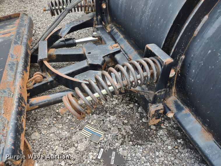 image for item DS6435 Black Fox  7' 6" W skid steer snow plow