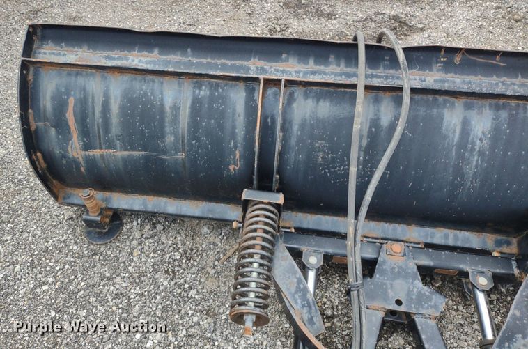 image for item DS6435 Black Fox  7' 6" W skid steer snow plow