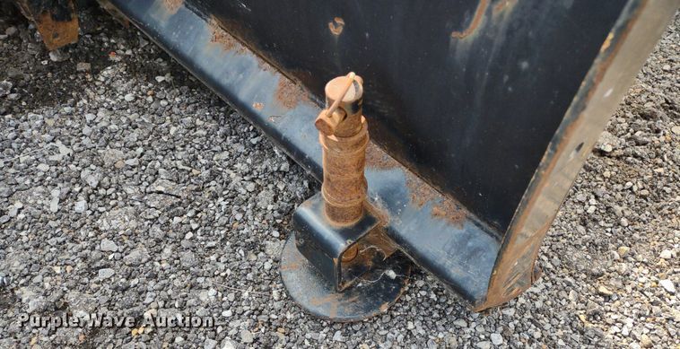 image for item DS6435 Black Fox  7' 6" W skid steer snow plow