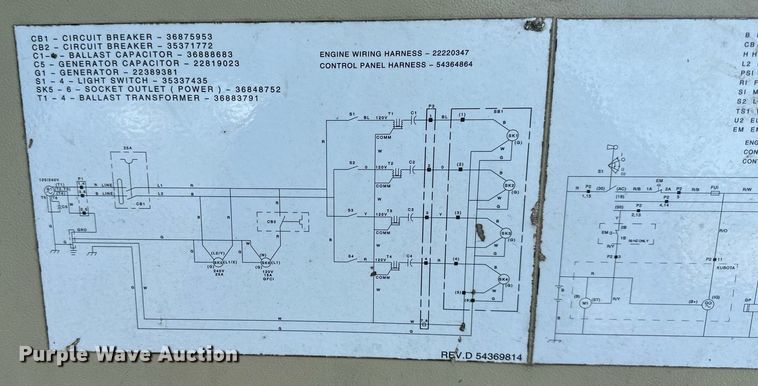 image for item DS6446 2010 Ingersoll Rand  light plant