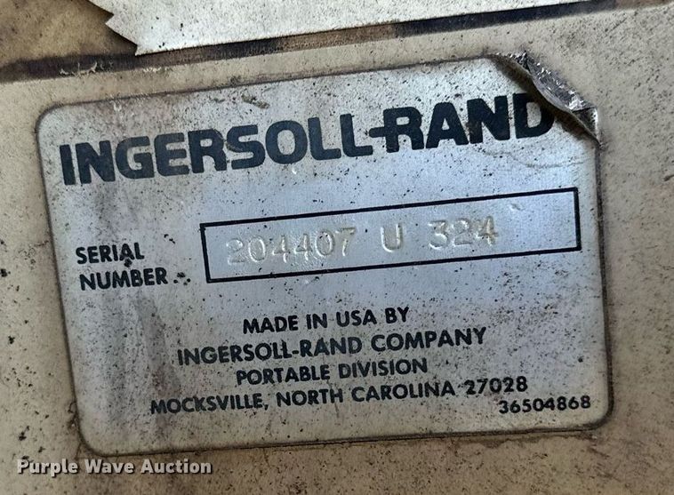 image for item DS6447 Ingersoll Rand  air compressor