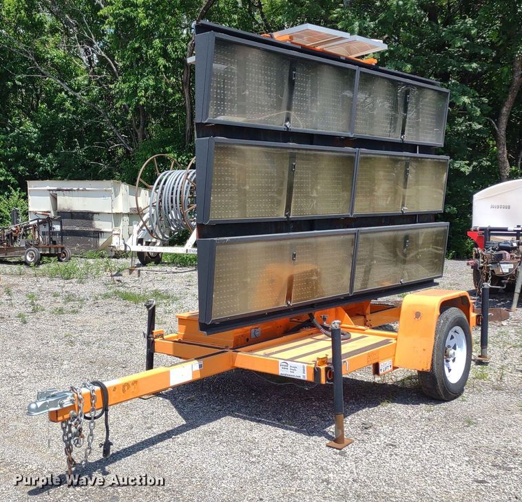 image for item DS6451 2012 Addco  message board trailer