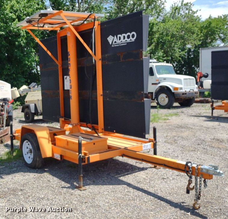 image for item DS6451 2012 Addco  message board trailer