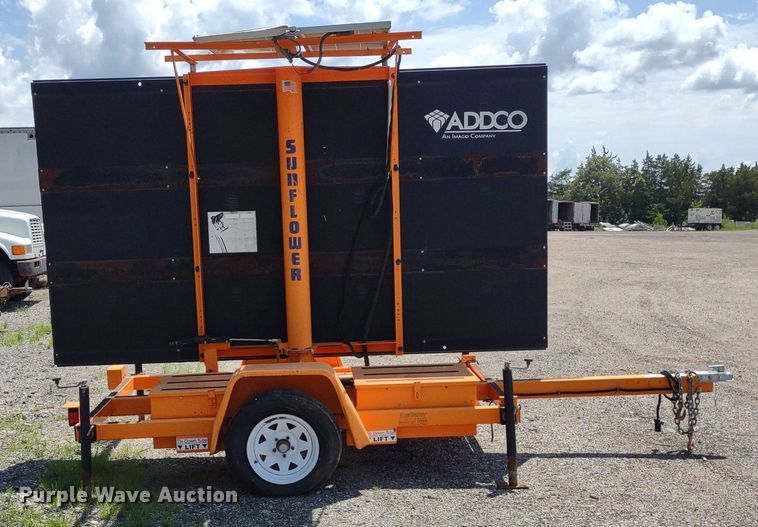 image for item DS6451 2012 Addco  message board trailer