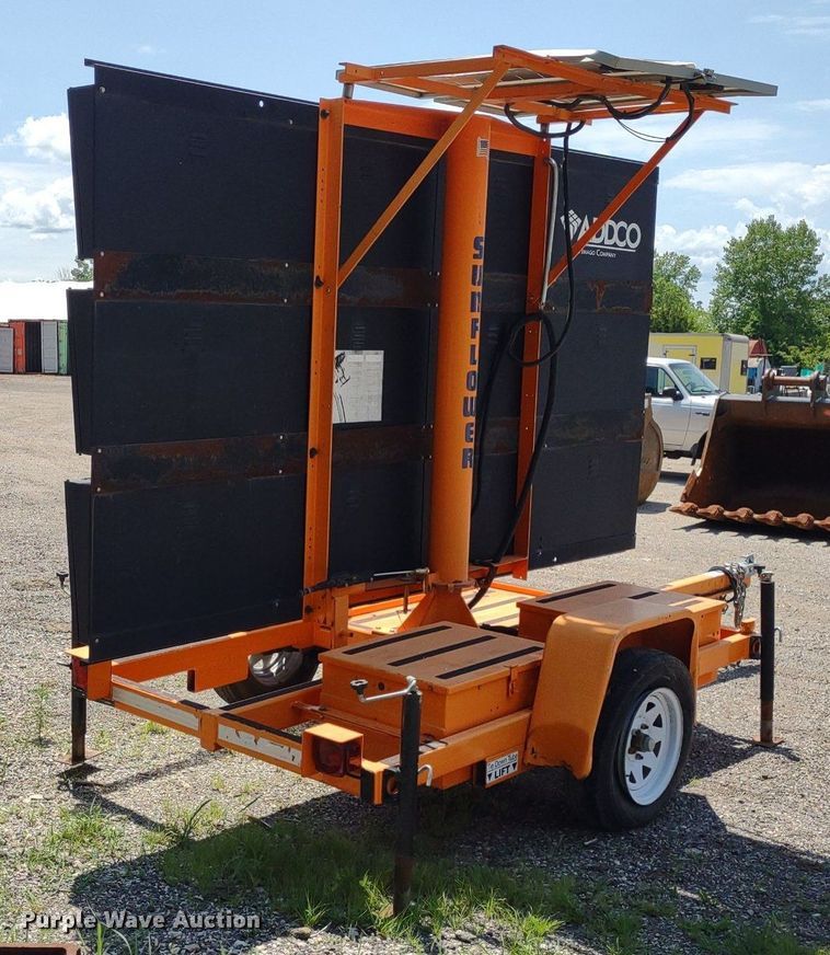 image for item DS6451 2012 Addco  message board trailer