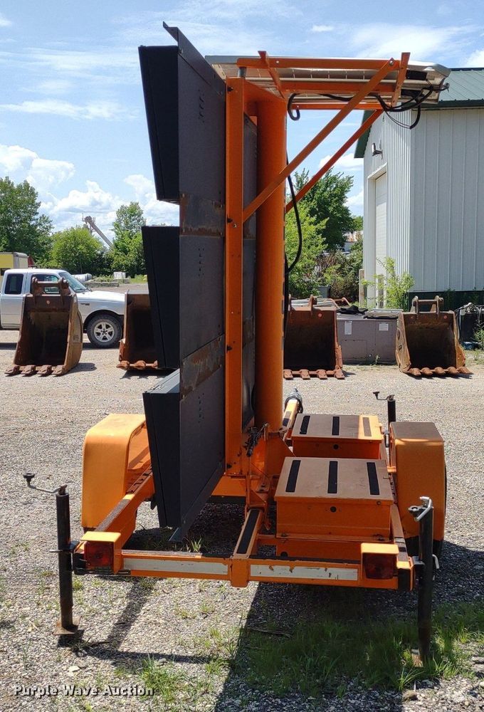 image for item DS6451 2012 Addco  message board trailer